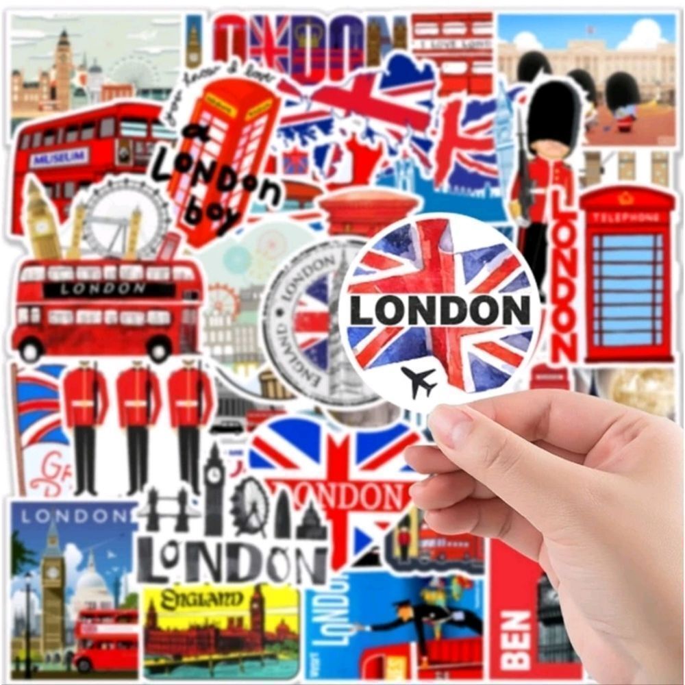London UK British Assorted Stickers - Picture 2 of 6
